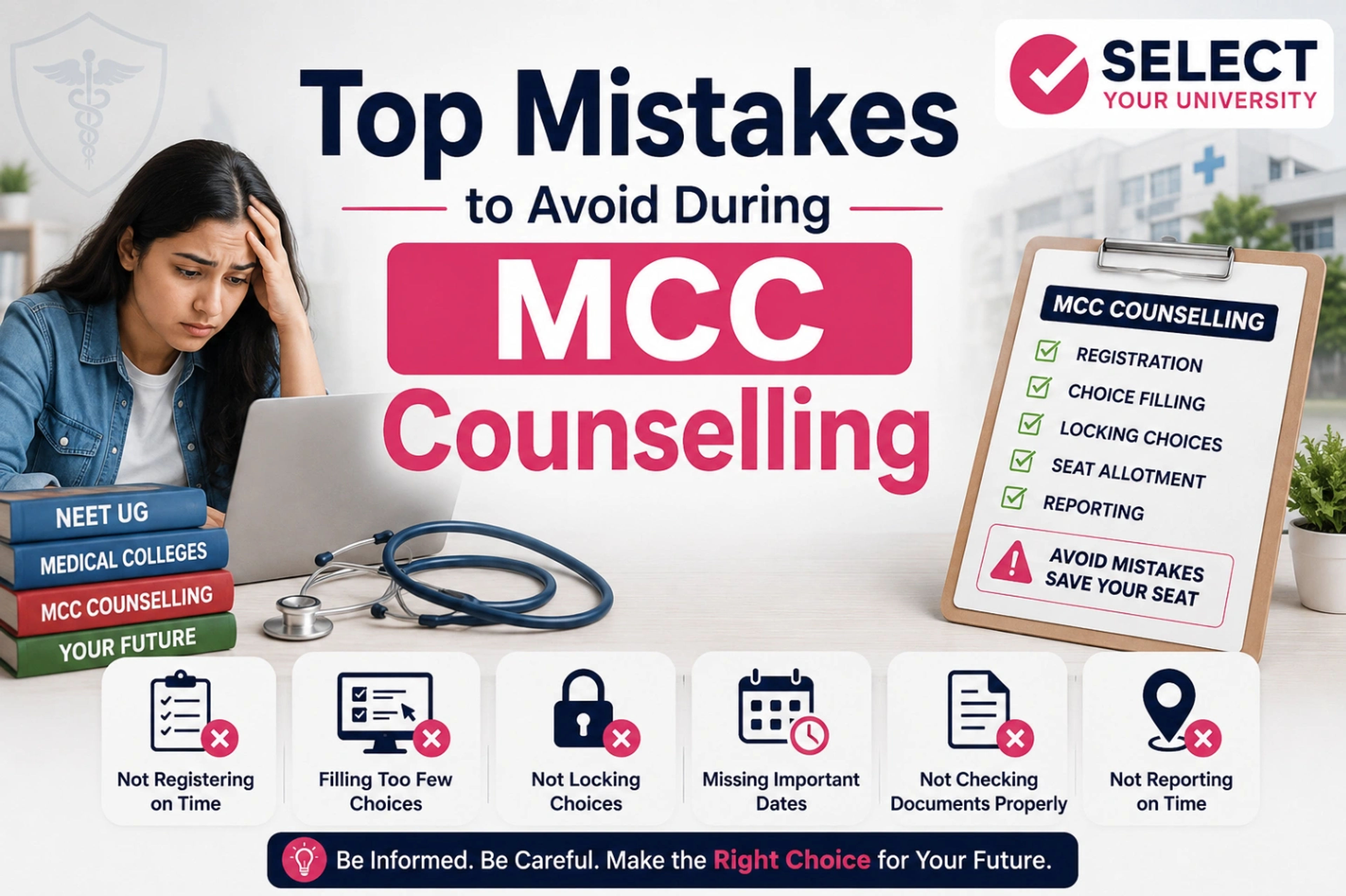 Top Mistakes to Avoid During MCC Counselling
