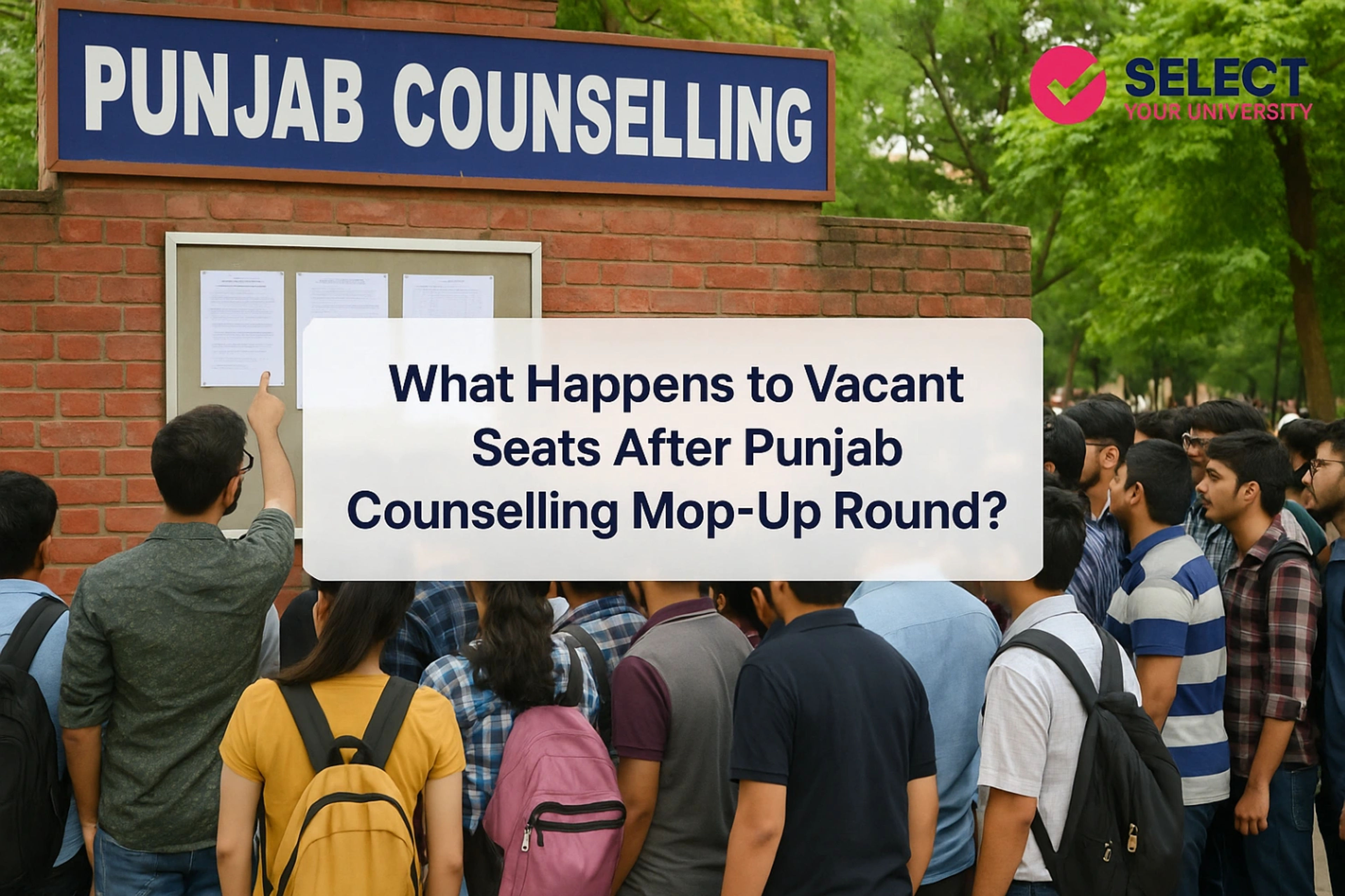 What Happens to Vacant Seats After Punjab Counselling Mop-Up Round