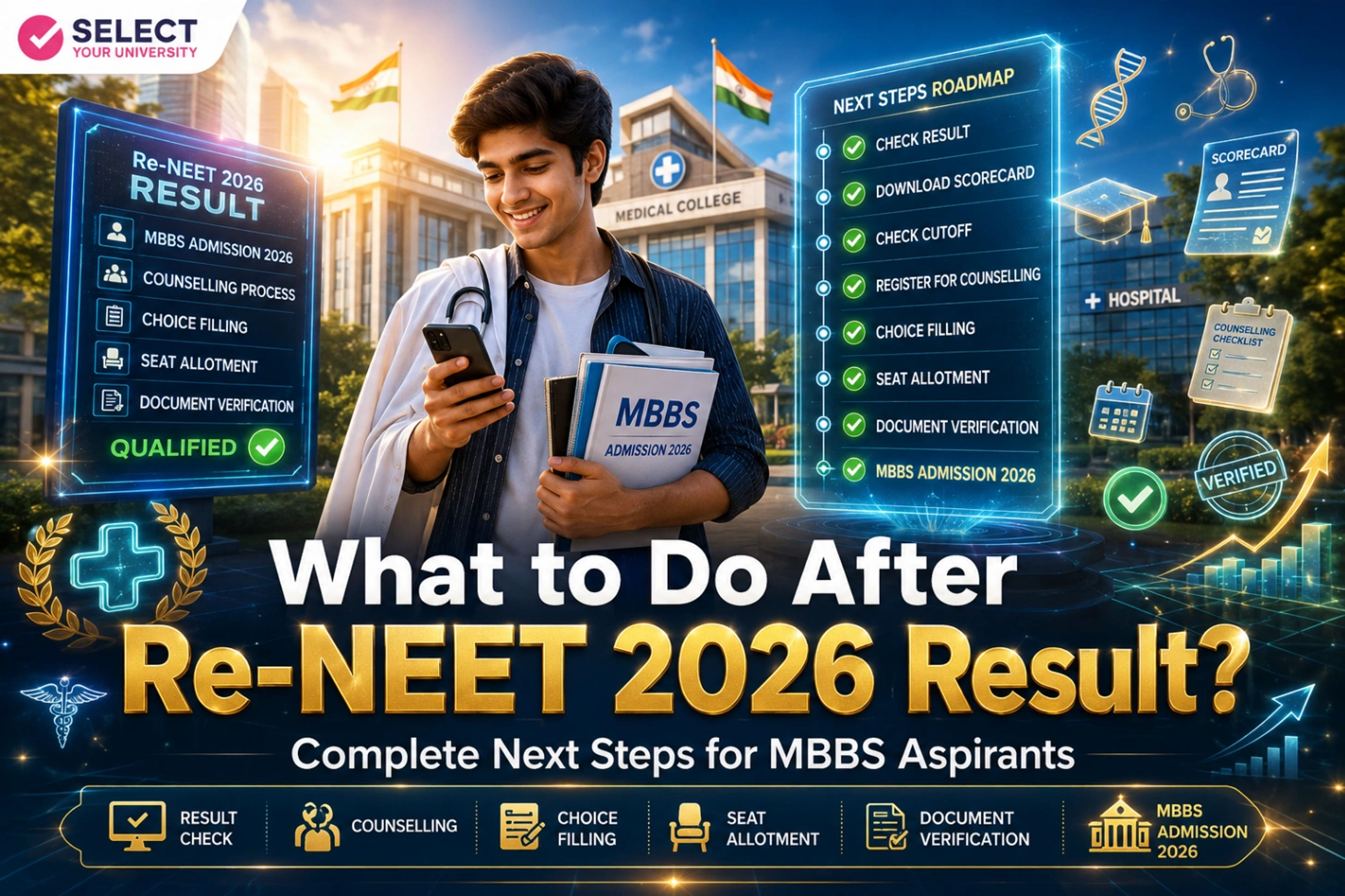 What to Do After Re-NEET 2026 Result?
