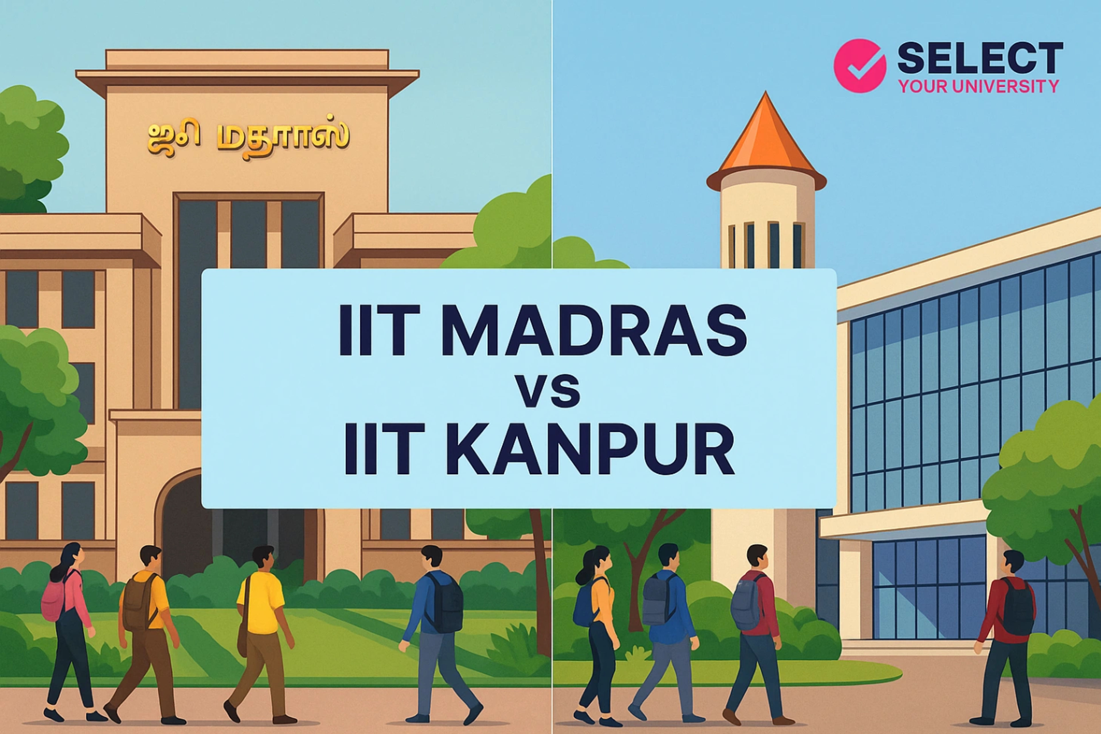 iit madras Vs iit kanpur