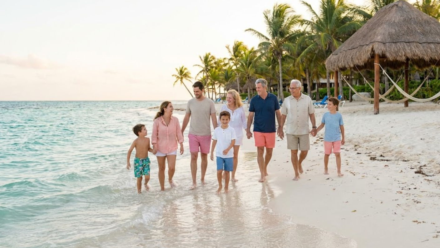 Oportunidad de Inversión: Venta de Terrenos en Playas de Yucatán - Itzimná Real Estate Vista panorámica de playa virgen en la Costa Yucateca, ubicación estratégica para inversión en terrenos de alta plusvalía y desarrollo inmobiliario cerca de Mérida.