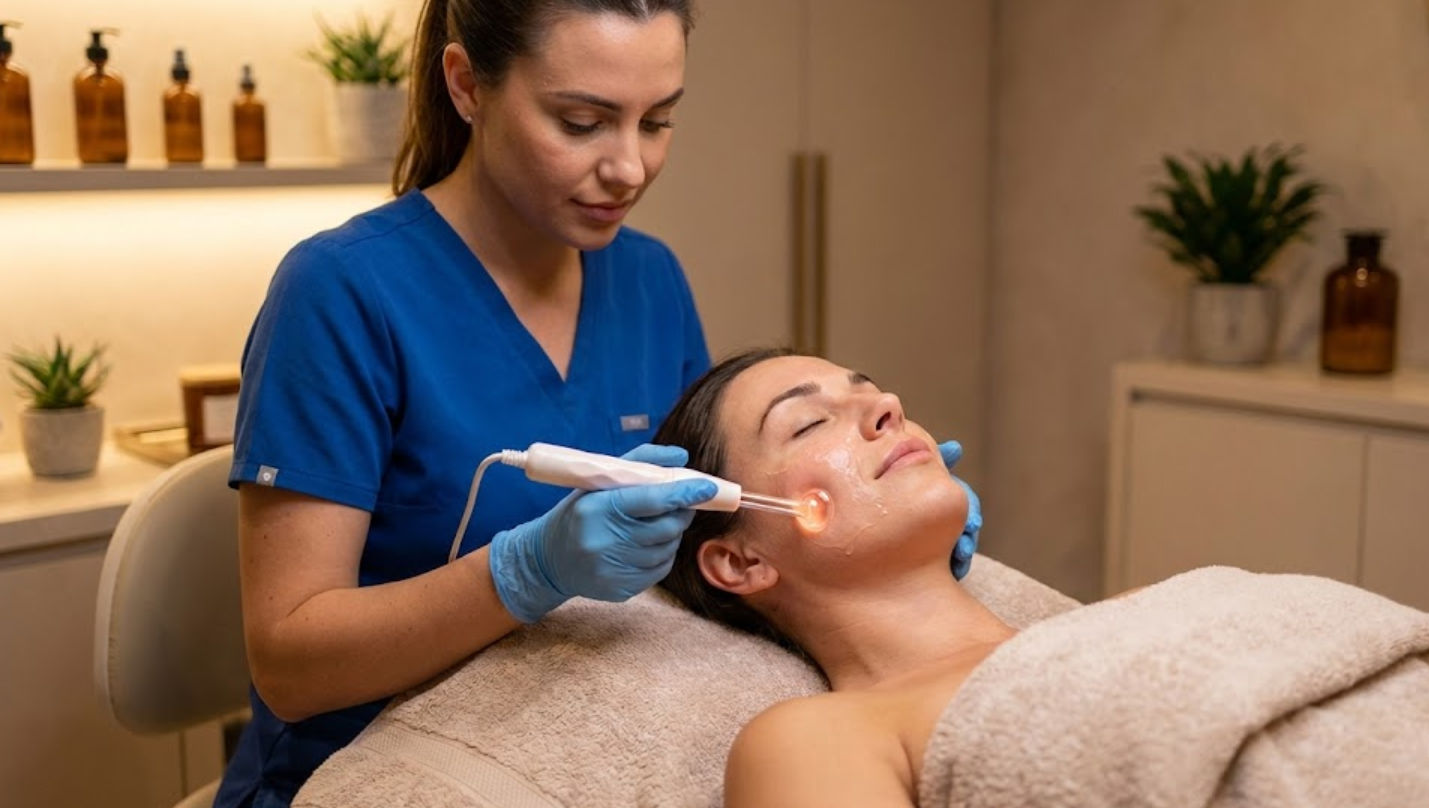 Tratamiento facial de hidratación intensiva post sol para recuperar piel dañada en Ella Skin & Spa Wellness Mérida