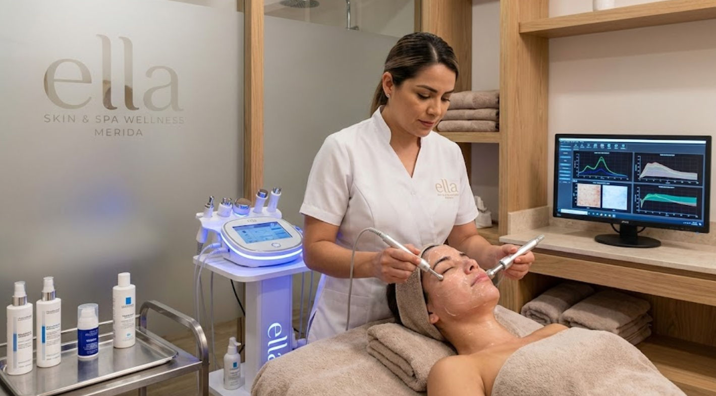 Instalaciones de lujo y ambiente relajante en un destacado spa en Mérida, Yucatán, especializado en tratamientos faciales y bienestar integral.
