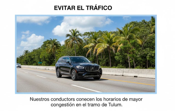 Transporte privado del Aeropuerto de Tulum a Playa del Carmen - Taxi Seguro