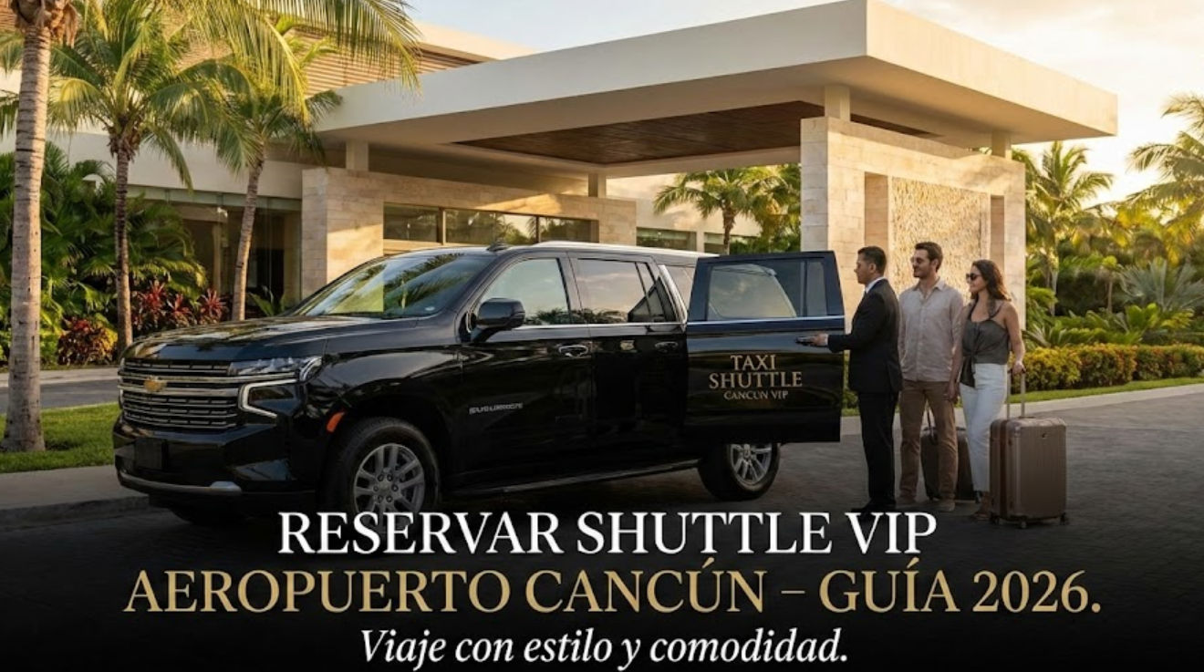 Transporte VIP de lujo en Aeropuerto de Cancún y servicio ejecutivo con chofer privado