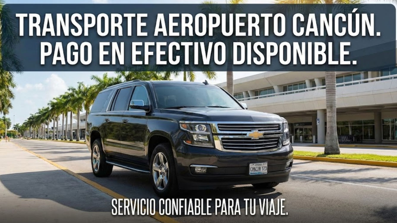 Taxi privado con opción de pago en efectivo al conductor y cobro en dólares o pesos mexicanos