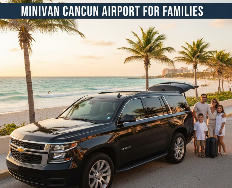 Private minivan shuttle for family groups and airport transfers with luggage space
