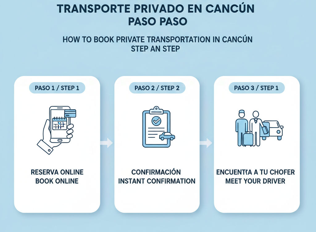 taxi privado aeropuerto cancún reservación online