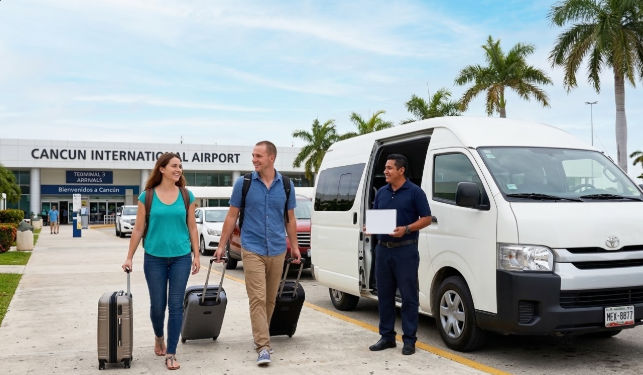 Safe and fast transportation from Cancun Airport to your hotel