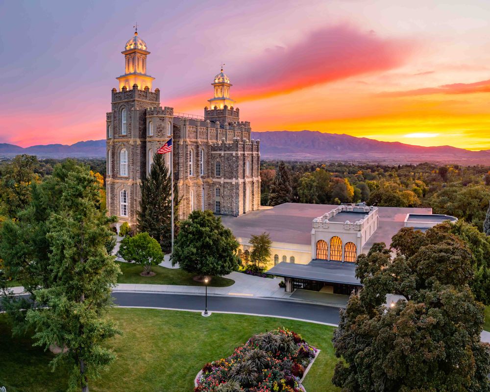 image of Logan Temple Sunset