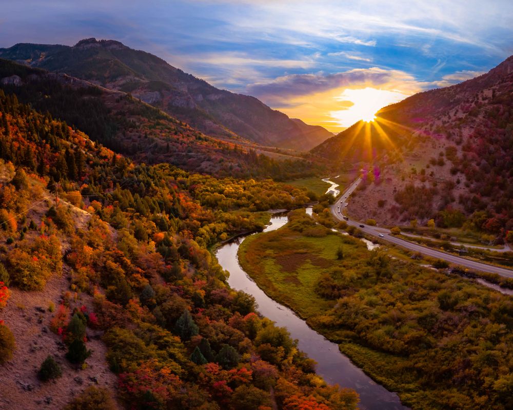 image of Logan Canyon Sunburst