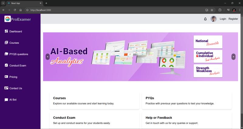 AI Exam Portal Concept