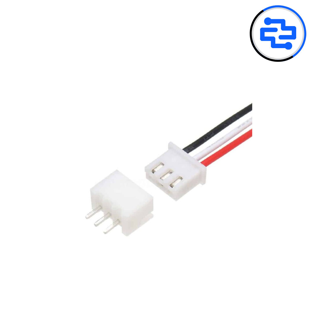 Thumbnail 1 for 3 Pin JST XH 2.54mm Male to Female Connector