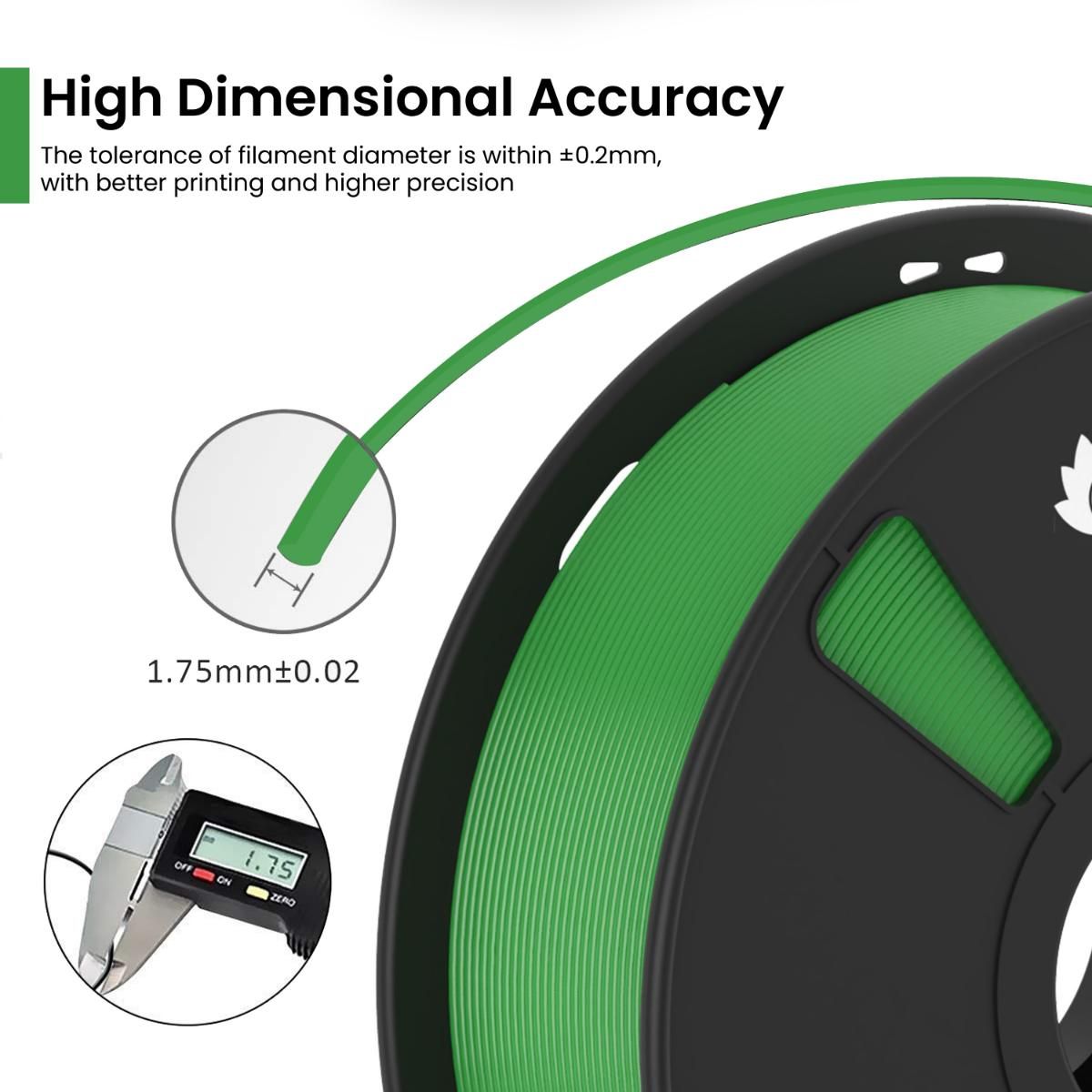 Forest Green PLA+ 3D Printer Filament - image 4