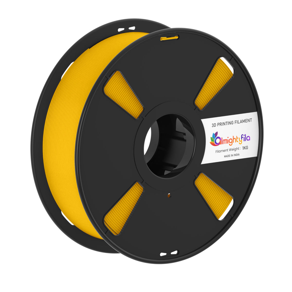 Thumbnail 1 for Amber Yellow PLA+ 3D Printer Filament
