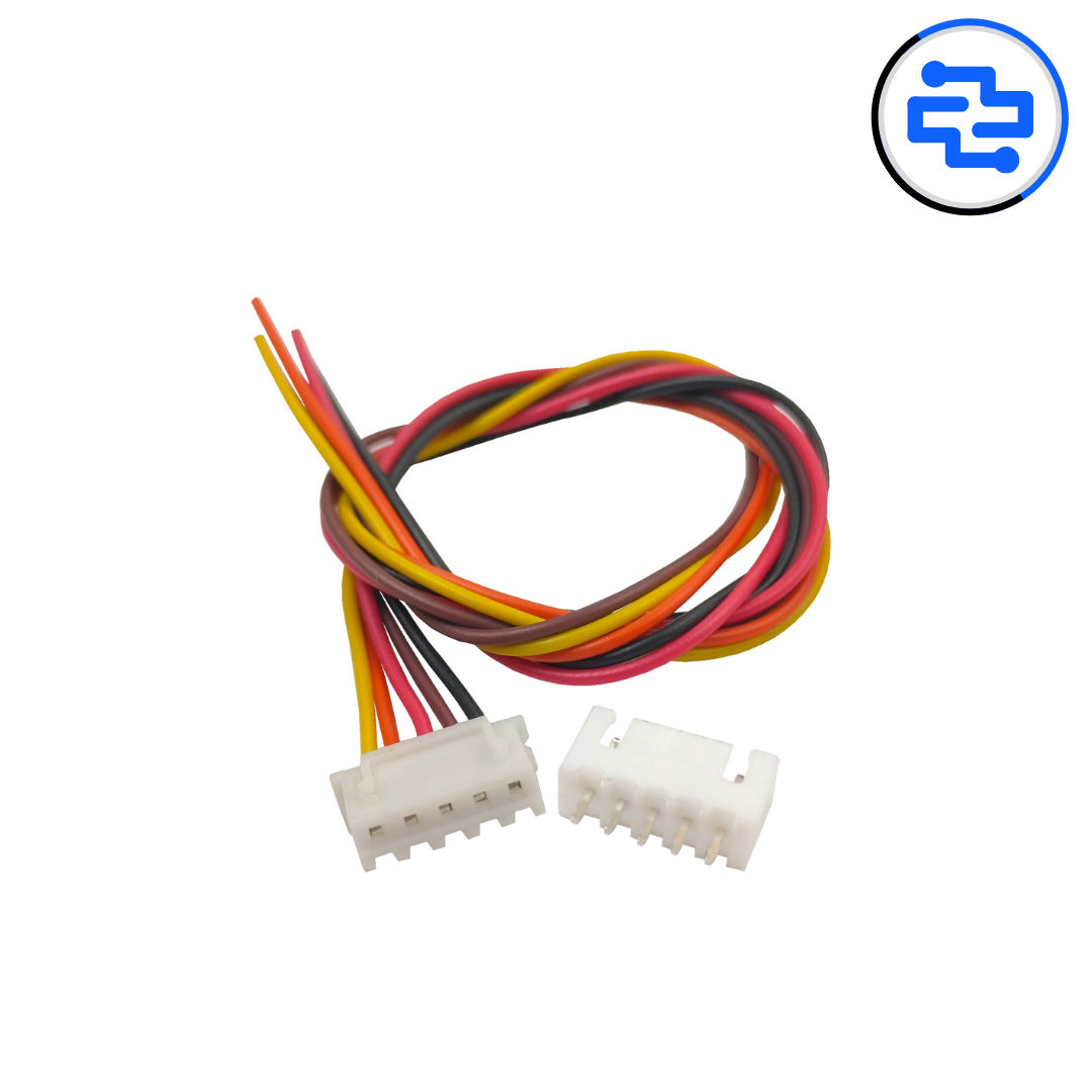 Thumbnail 1 for 5 Pin JST XH 2.54mm Male to Female Connector