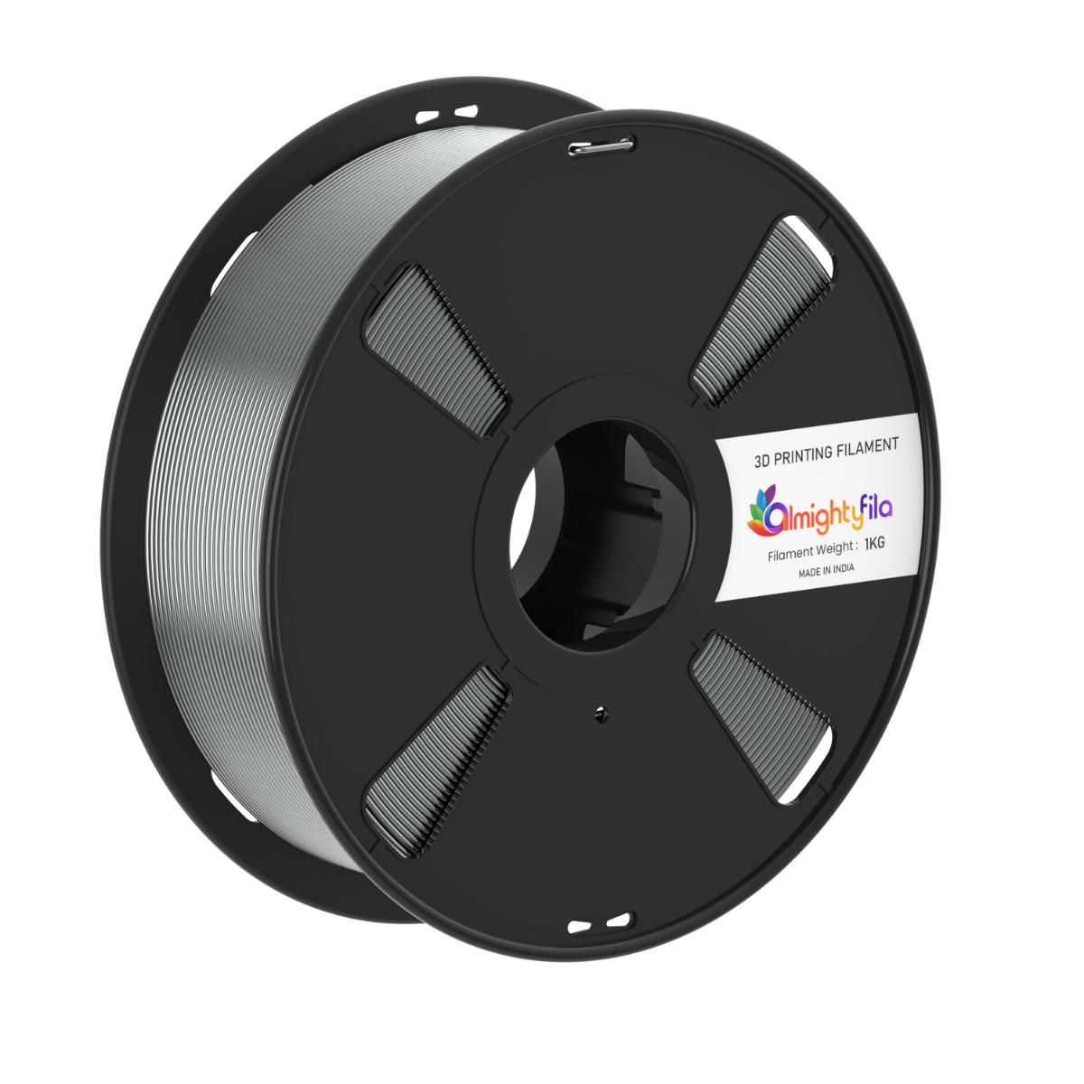 Thumbnail 1 for Silver Grey PLA+ 3D Printer Filament