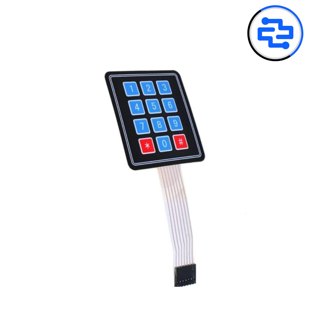 4x3 Matrix Membrane Keypad - image 2