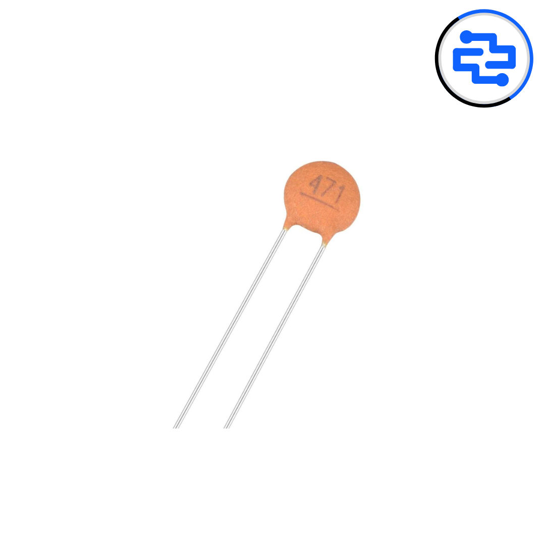 Thumbnail 1 for 470pF Ceramic Capacitor - (Pack of 5)