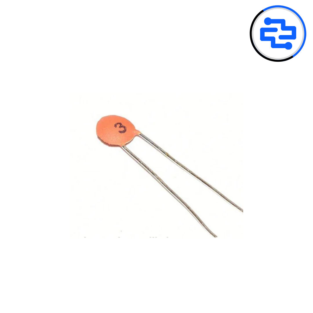 Thumbnail 1 for 3pF Ceramic Capacitor - (Pack of 5)