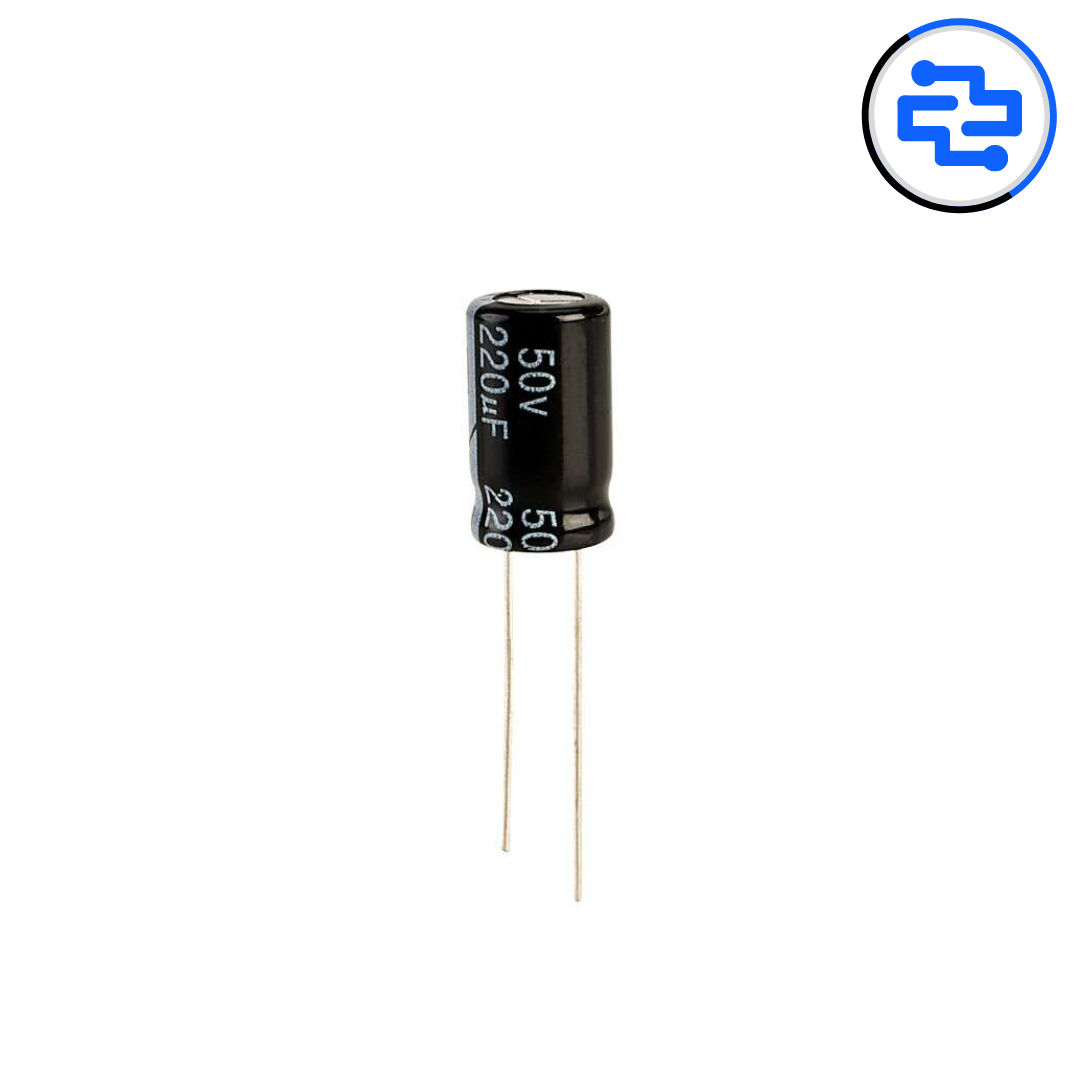 Thumbnail 1 for 220uF / 50V Electrolytic Capacitor