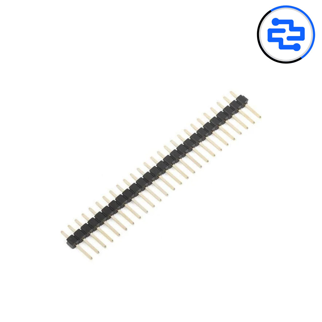 Thumbnail 1 for Burg Strip Male Straight 2.54mm 40×1 pin 10mm Pitch