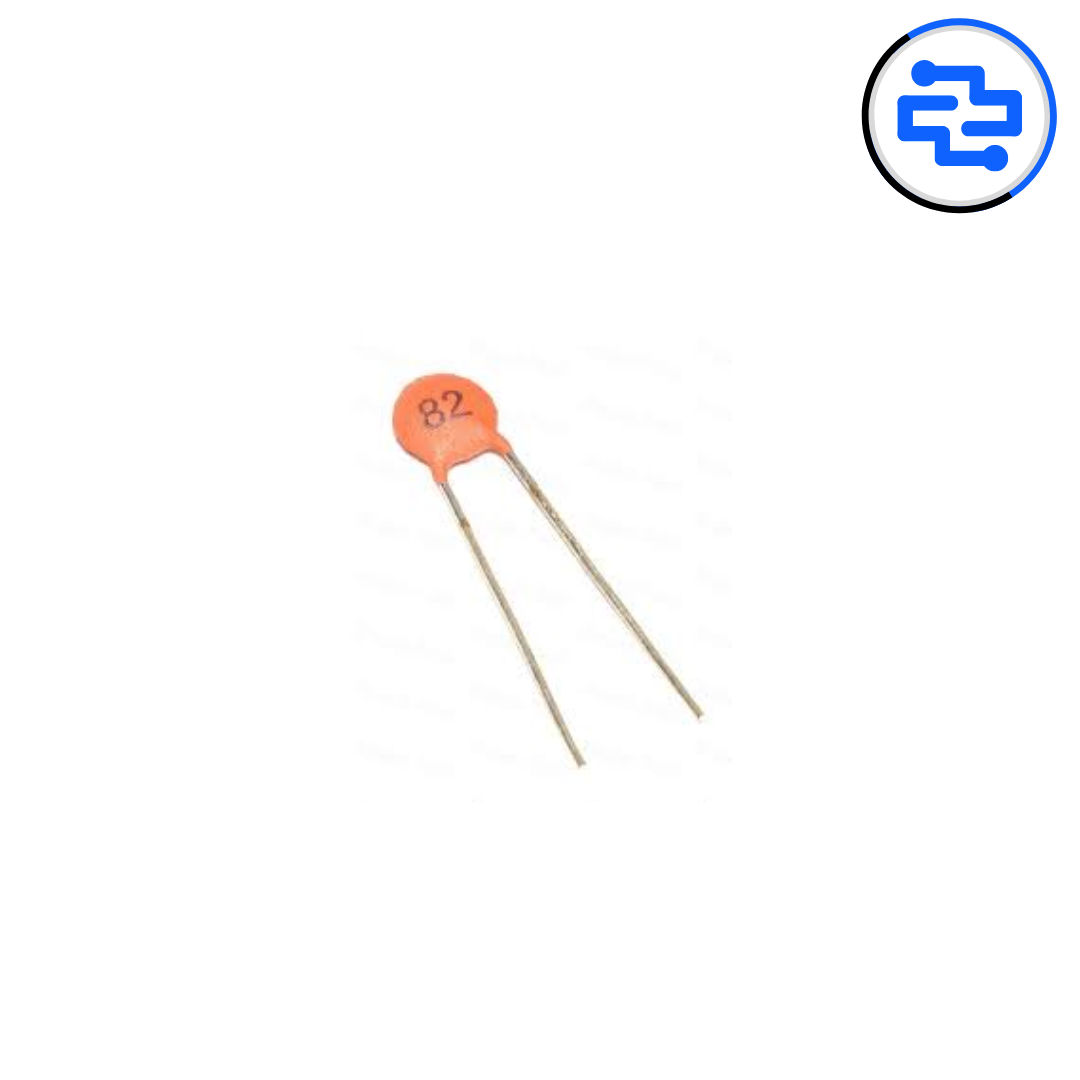 Thumbnail 1 for 82pF Ceramic Capacitor - (Pack of 5)