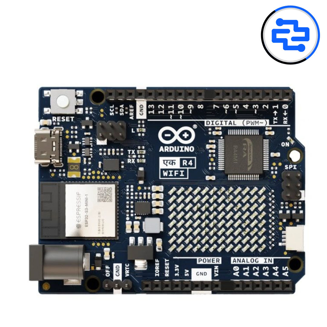 Thumbnail 1 for Official Arduino UNO EK R4 WiFi ABX00087_IN - Made in India