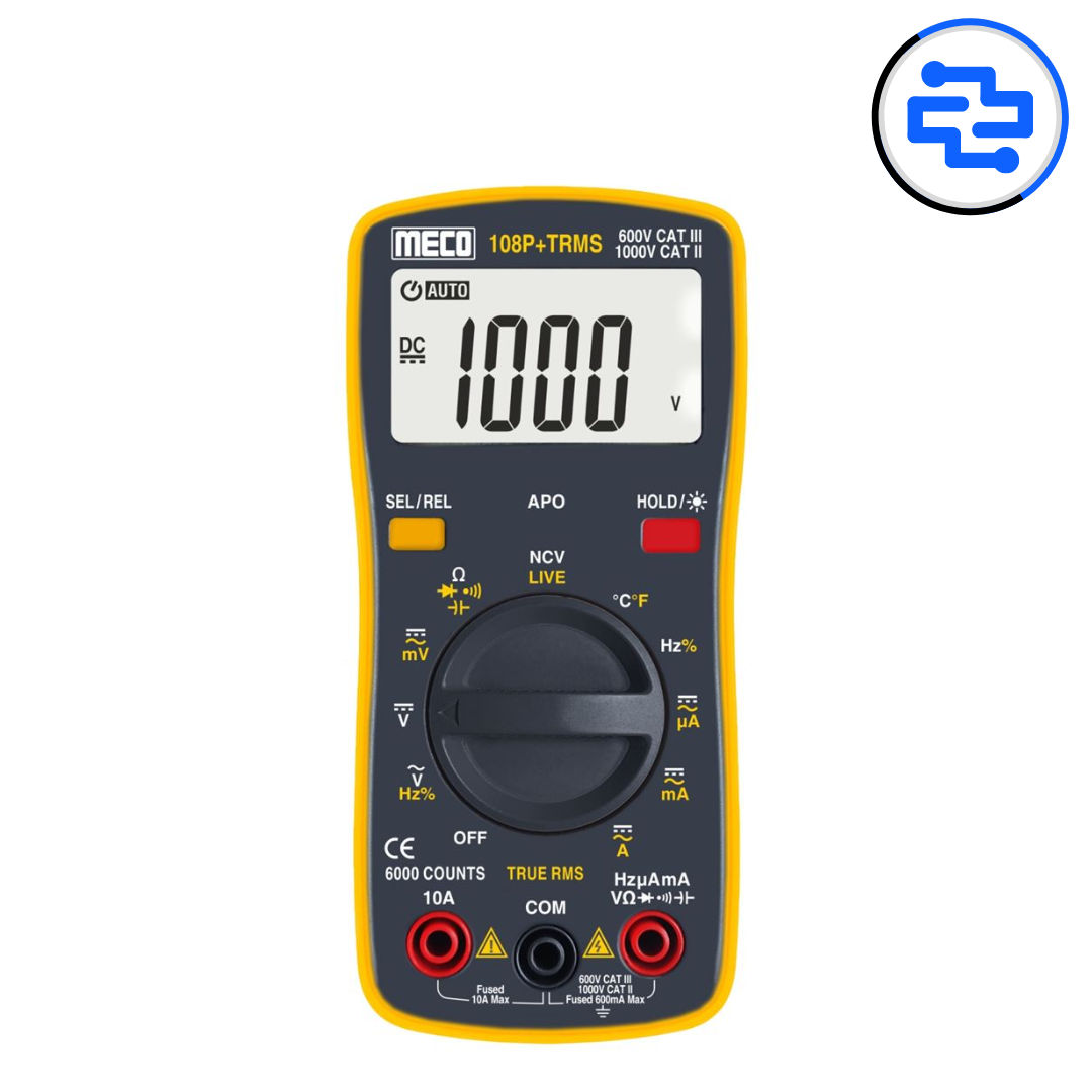Thumbnail 1 for 108P+TRMS 3⅚ Digits 6000 Counts TRMS Digital Multimeter