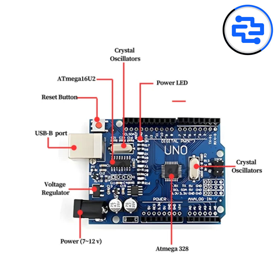 Thumbnail 3 for Arduino Uno Smd Development Board
