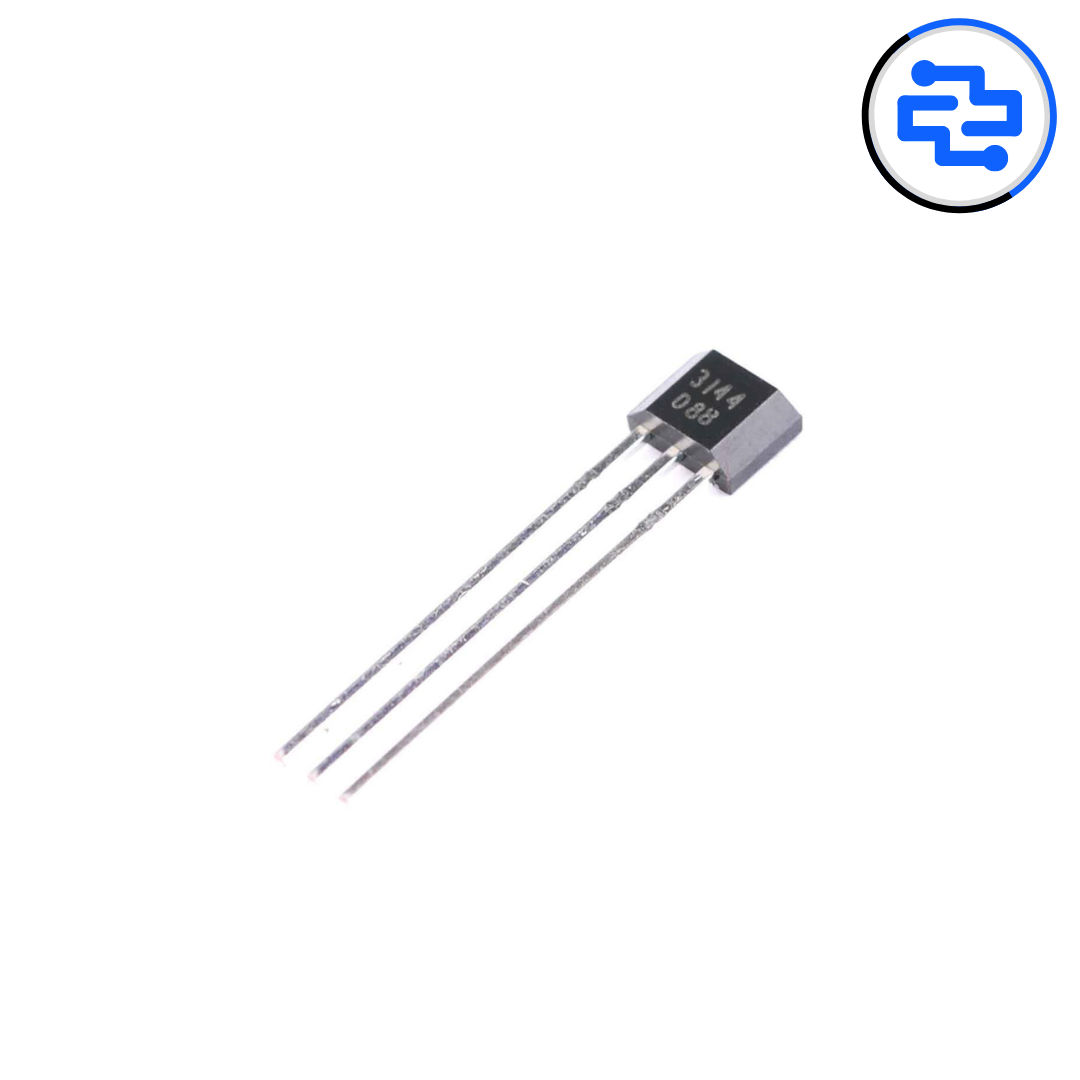 Thumbnail 1 for A3144 Hall Effect Sensor (TO-92, 3-pin)