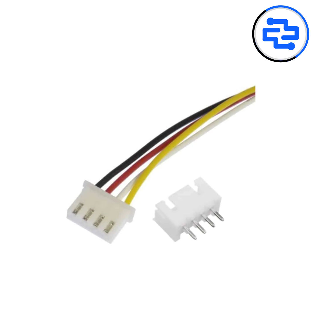 Thumbnail 1 for 4 Pin JST XH 2.54mm Male to Female Connector