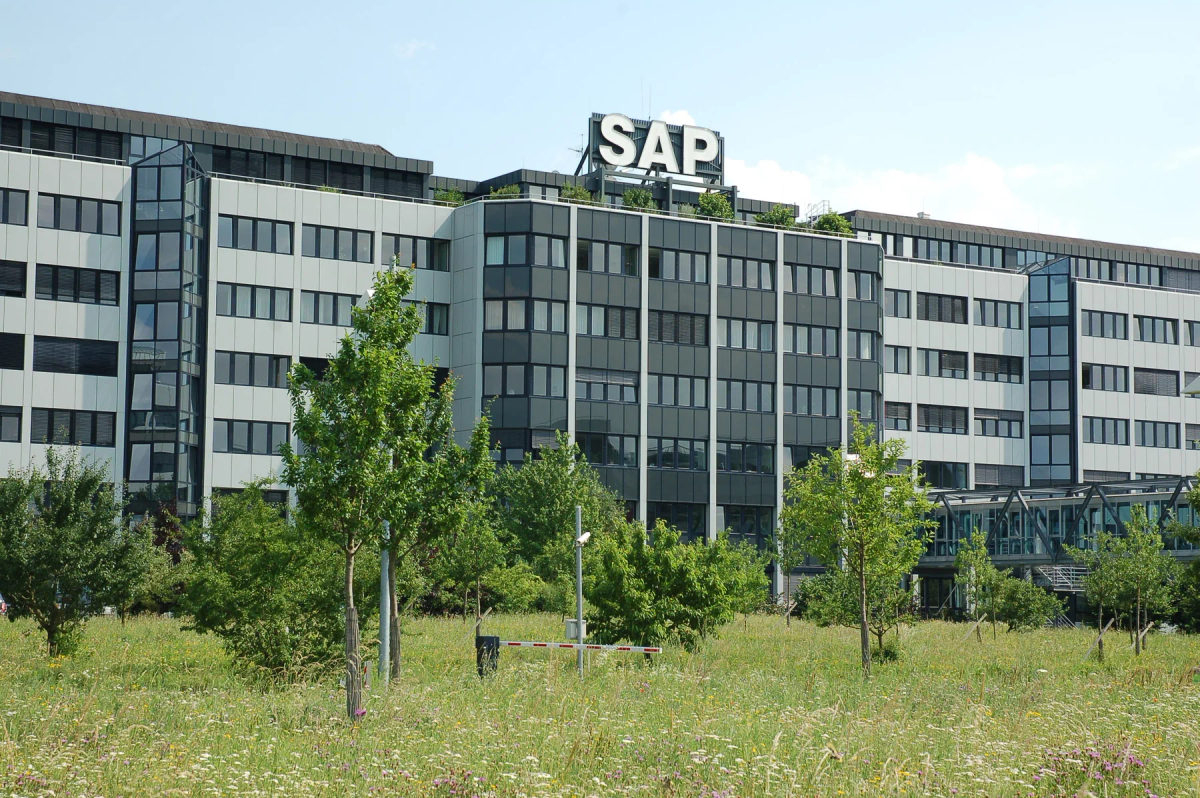 SAP headquarters building in Walldorf, Germany.