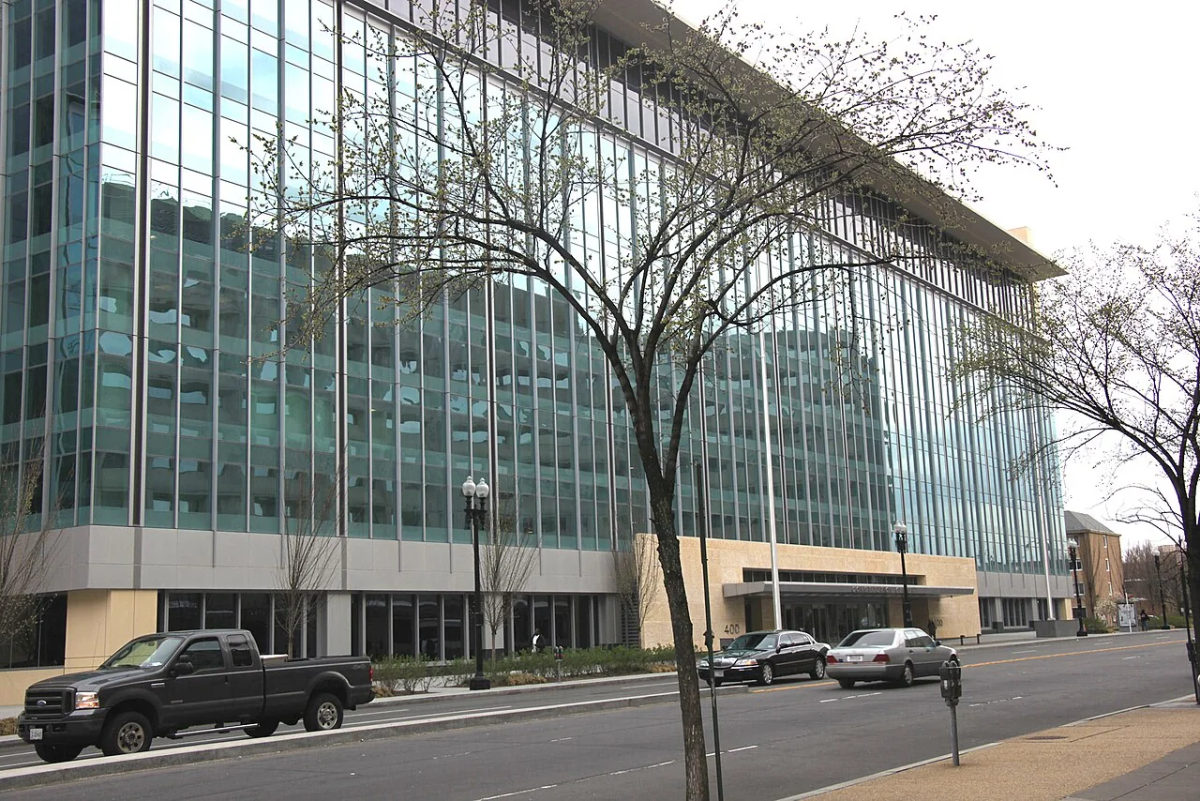 The Constitution Center office building at the OCC headquarters address in Washington, D.C.