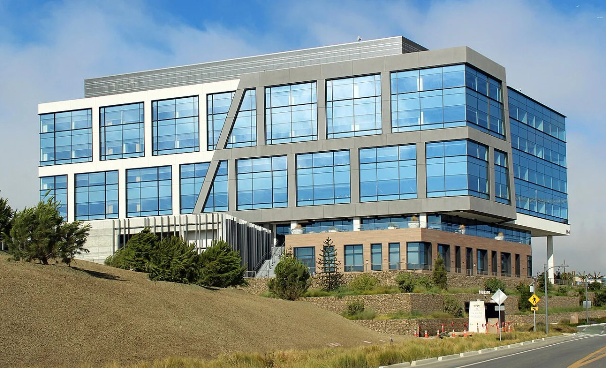 Stripe's headquarters office in South San Francisco, California.