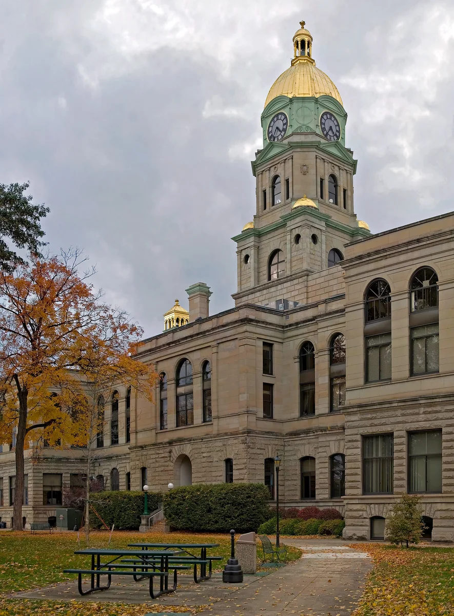 Cabell County Courthouse; a courthouse shown as legal-institution context.