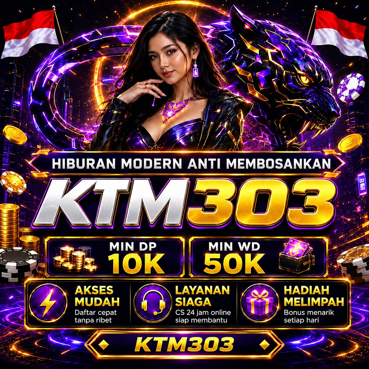 KTM303: Bandar Live Casino Online Resmi Rekomendasi Platform Pragmatic Play