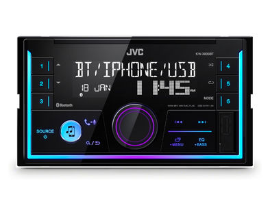 receptor audio digital cu Bluetooth, format 2DIN JVC KWX830BT 1
