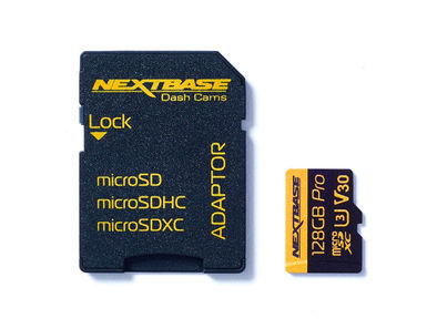 card micro SD 128GB U3 cu adaptor Nextbase NBDVRS2SD128GBU3 