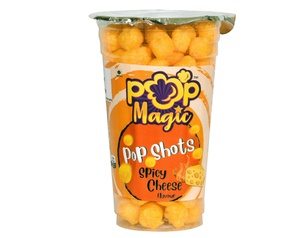 Pop Magic Extruded Snacks Butter Ready To Eat Popcorn. A 94% fat free popcorn endorsed by Weight Watchers to support a healthy diet. Popcorn Product: Extruded Snacks Extruded Snacks® Butter