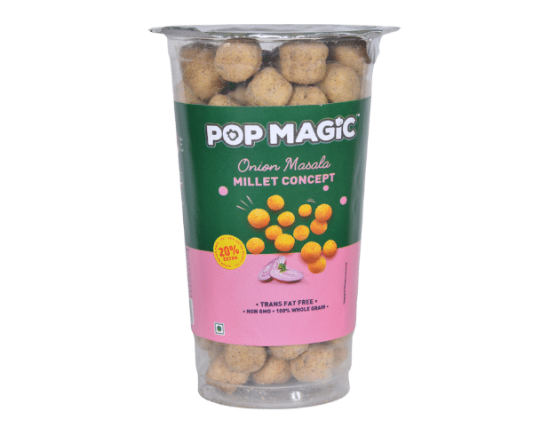 Pop Magic Extruded Snacks Kettle Corn Ready To Eat Popcorn Mini Bags. 94% fat free, 100 calorie popcorn endorsed by Weight Watchers. Popcorn Product: Extruded Snacks Extruded Snacks® Kettle Corn Minis