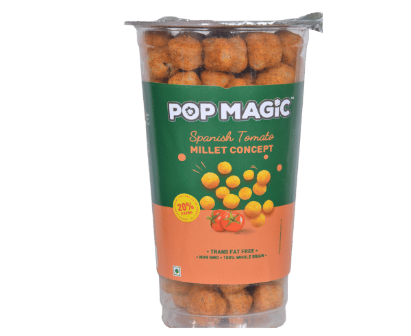 Pop Magic Extruded Snacks Kettle Corn Ready To Eat Popcorn Mini Bags. 94% fat free, 100 calorie popcorn endorsed by Weight Watchers. Popcorn Product: Extruded Snacks Extruded Snacks® Kettle Corn Minis