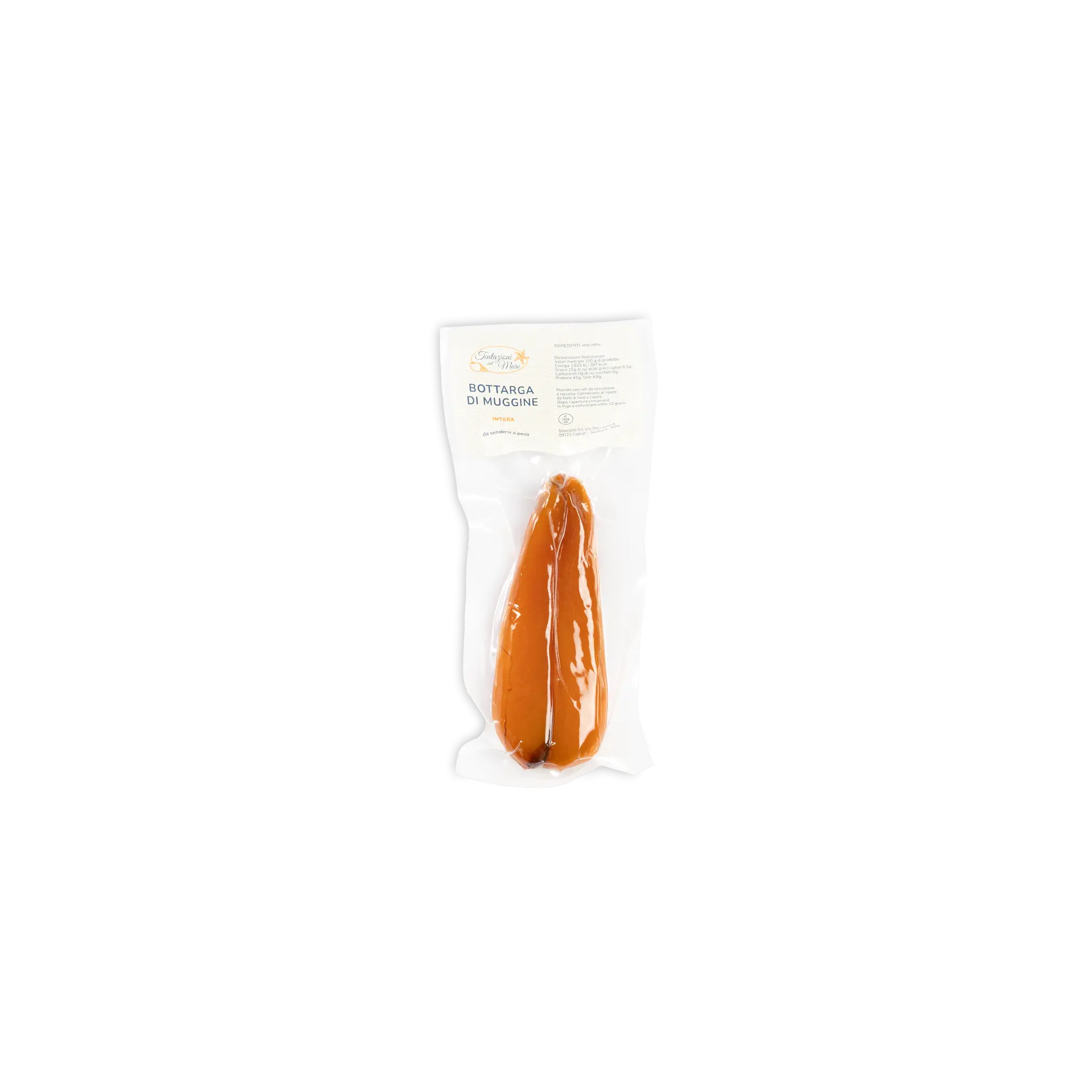 Bottarga di Muggine intera 70/100g ”Tentazioni del Mare”