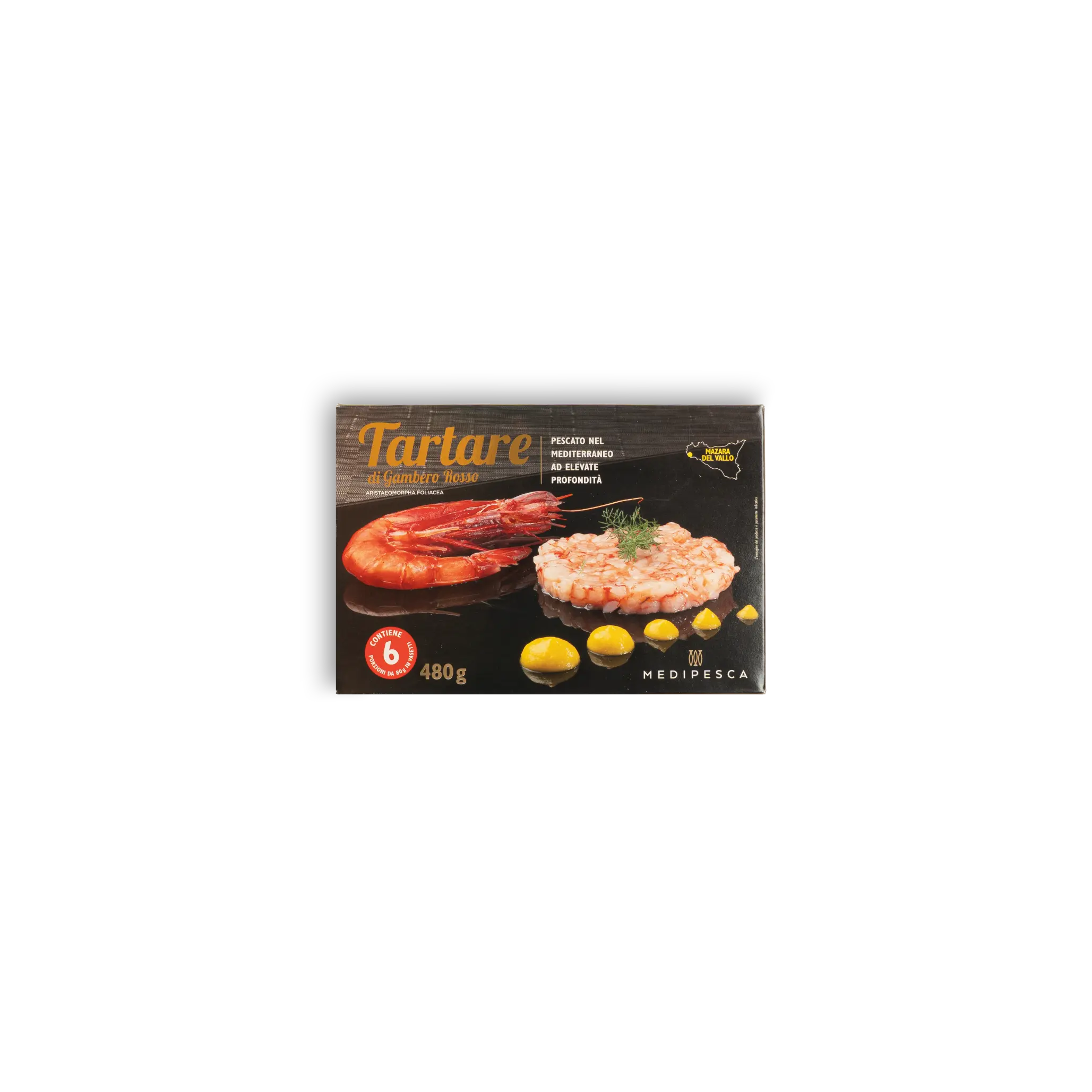 TARTARE DI GAMBERO ROSSO
