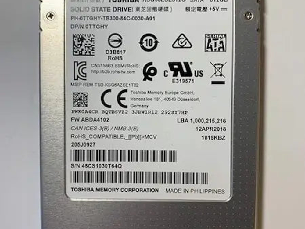 512GB SATA SSD | SOLID STATE DRIVE — image 1