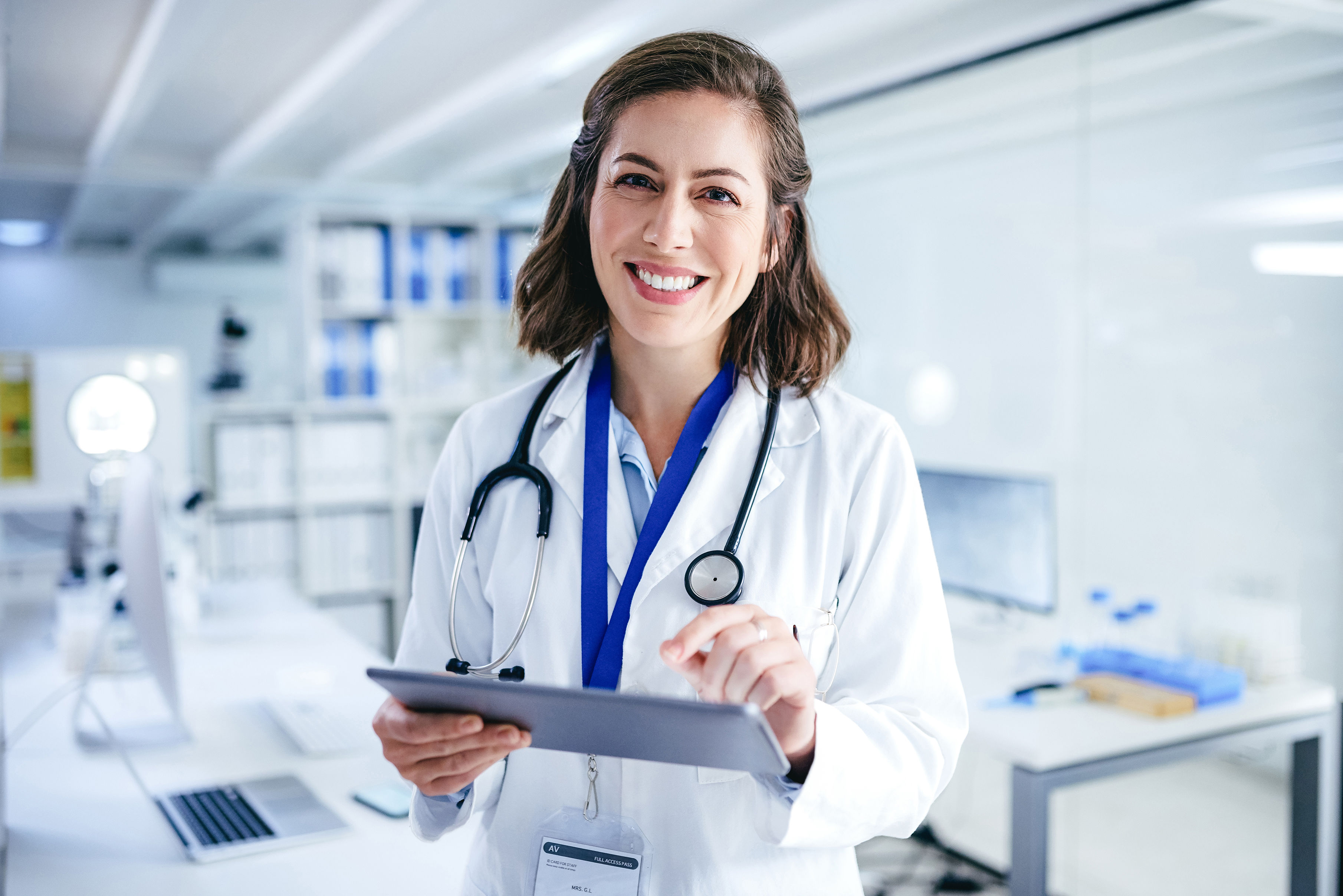 Doctor in clinic