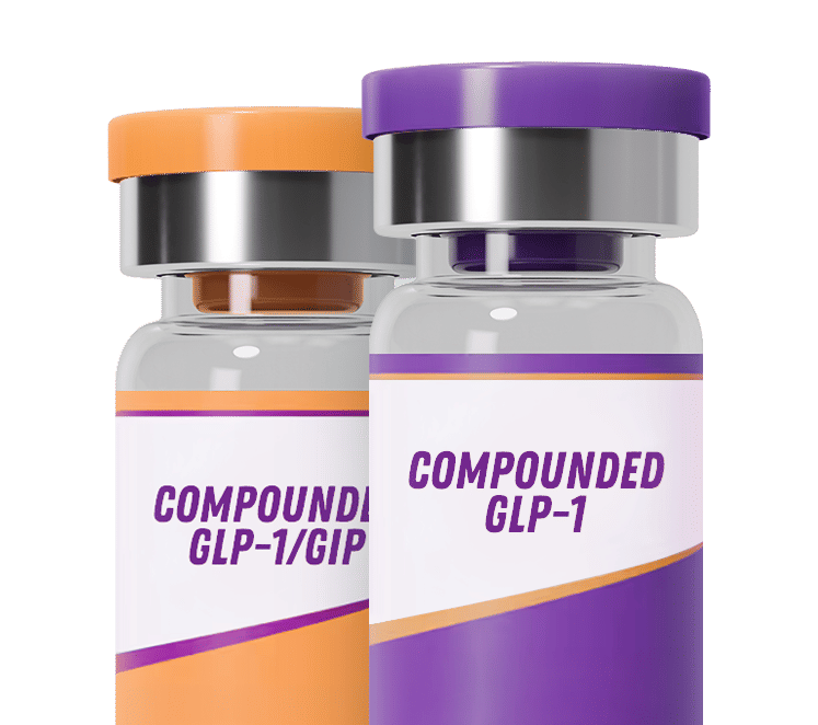 Multiple compounded medication bottles
