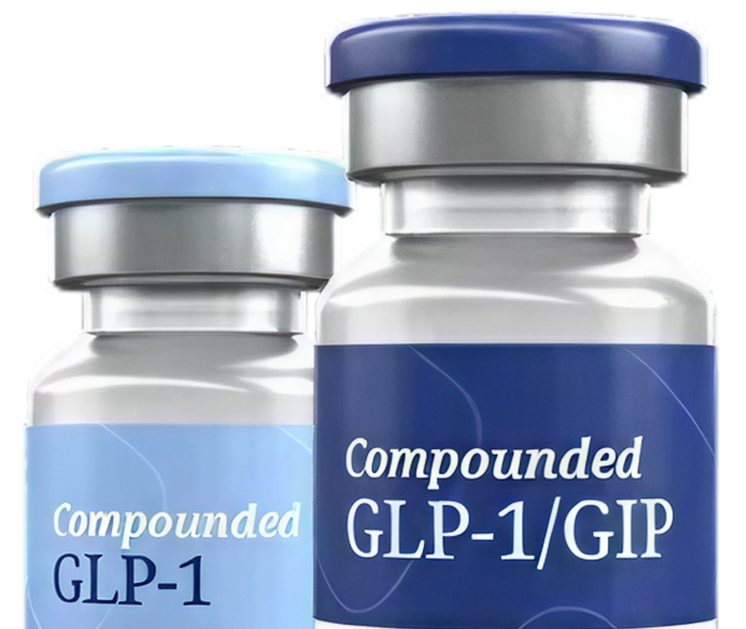 Compounded GLP-1 and GLP-1/GIP vials