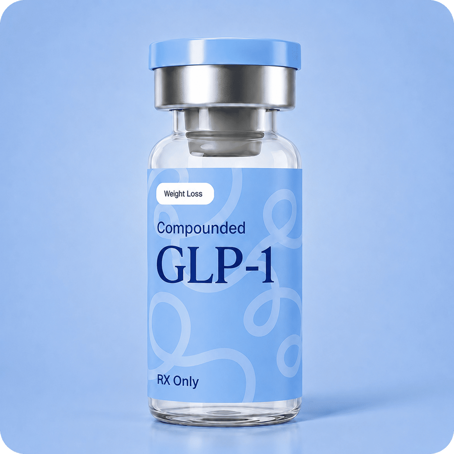 GLP-1 medication vial