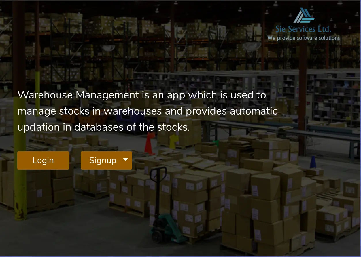 Warehouse Management App 